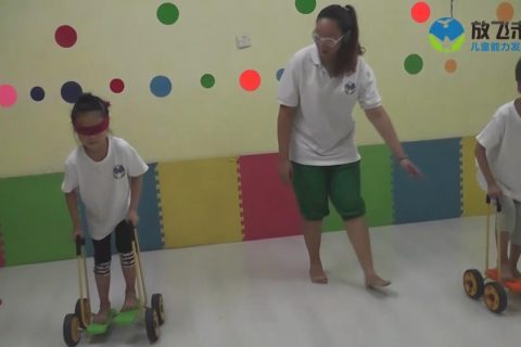 脚踏车闭眼前进