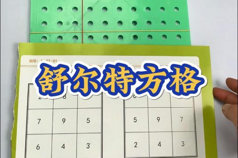 舒尔特方格配合数维棋