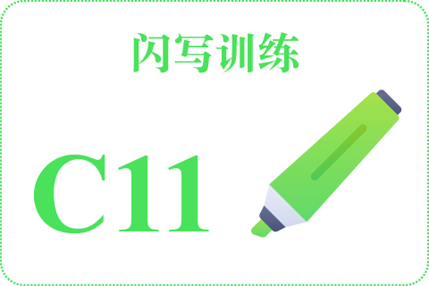 闪写训练 C11