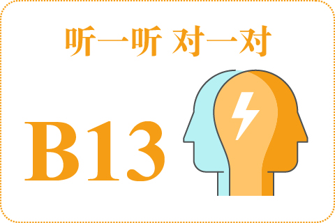 听一听 对一对B13