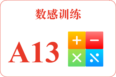 数感训练 A13