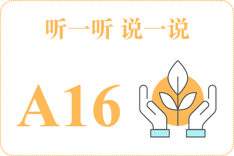 听一听 说一说A16