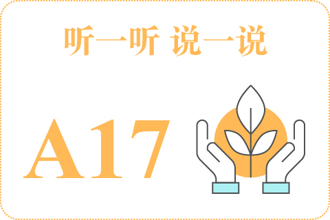 听一听 说一说A17