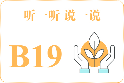 听一听 说一说B19