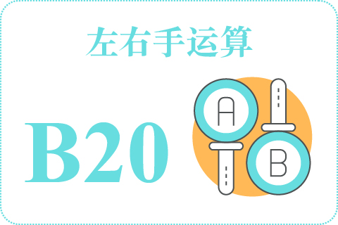 左右手运算 B20