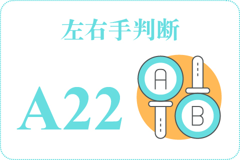 左右手判断 A22