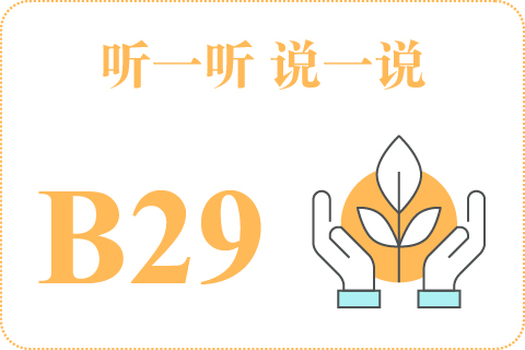 听一听 说一说B29