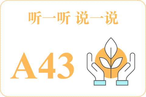 听一听 说一说A43