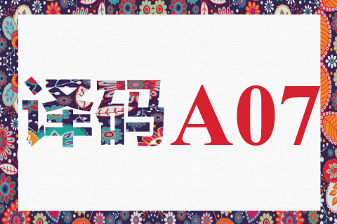 译码 A07