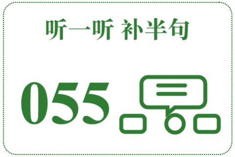 听一听 补半句055