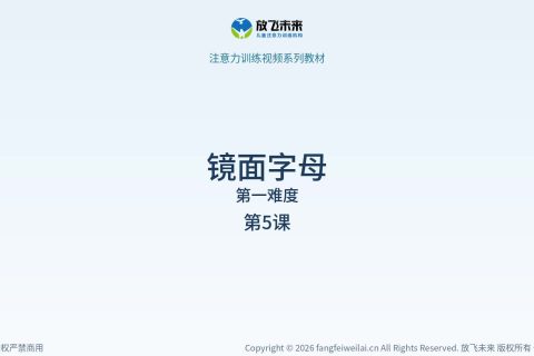 镜面字母005