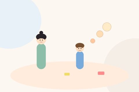 孩子遇事喊妈妈时的温馨亲子引导场景