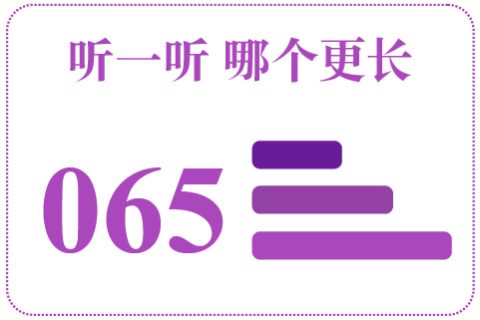 听一听 哪个更长065